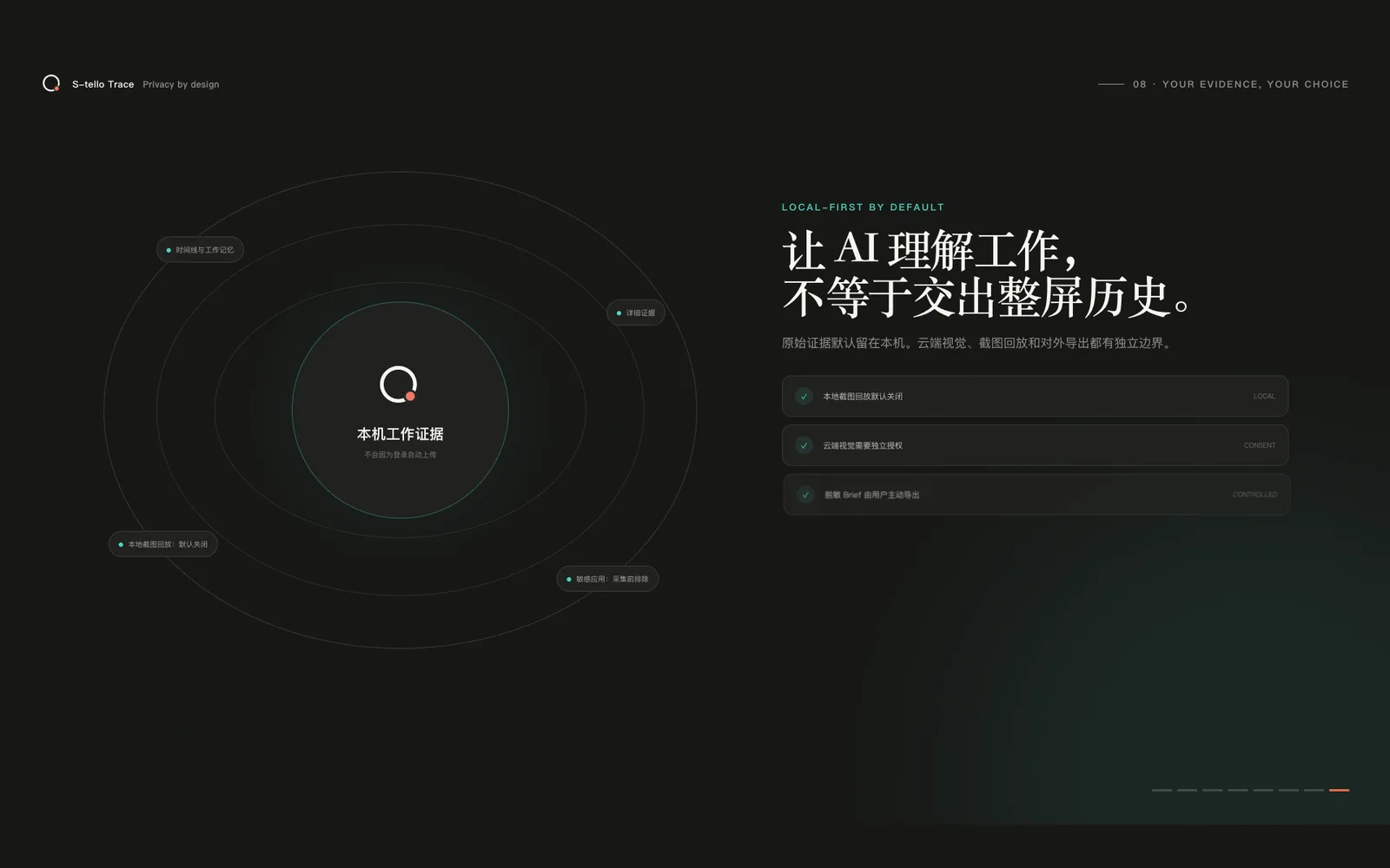 让 AI 理解工作,不等于交出整屏历史